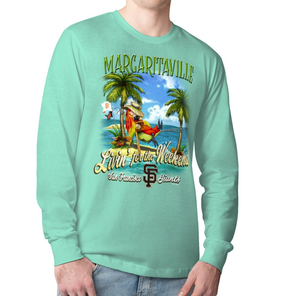 San Francisco Giants Margaritaville Livin' for the Weekend Long Sleeve T-Shirt - MLB T-shirts