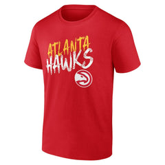 Red Atlanta Hawks Hustle Custom T-Shirt | NBA