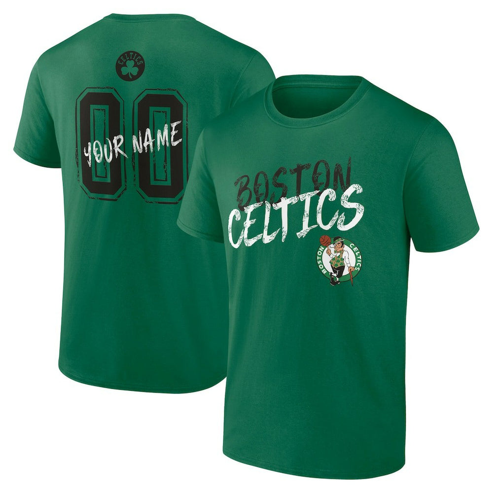 Kelly Green Boston Celtics Hustle Custom T-Shirt | NBA