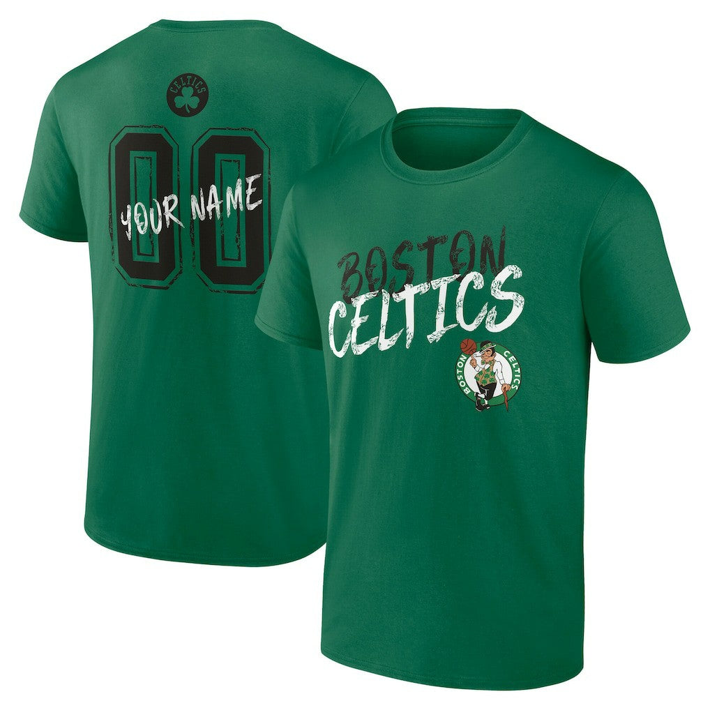 Kelly Green Boston Celtics Hustle Custom T-Shirt | NBA