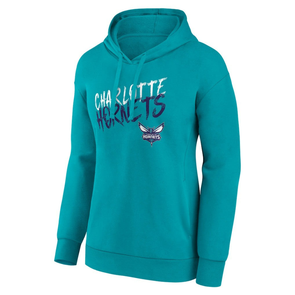 Teal Charlotte Hornets Women's Hustle Custom Pullover Hoodie | NBA