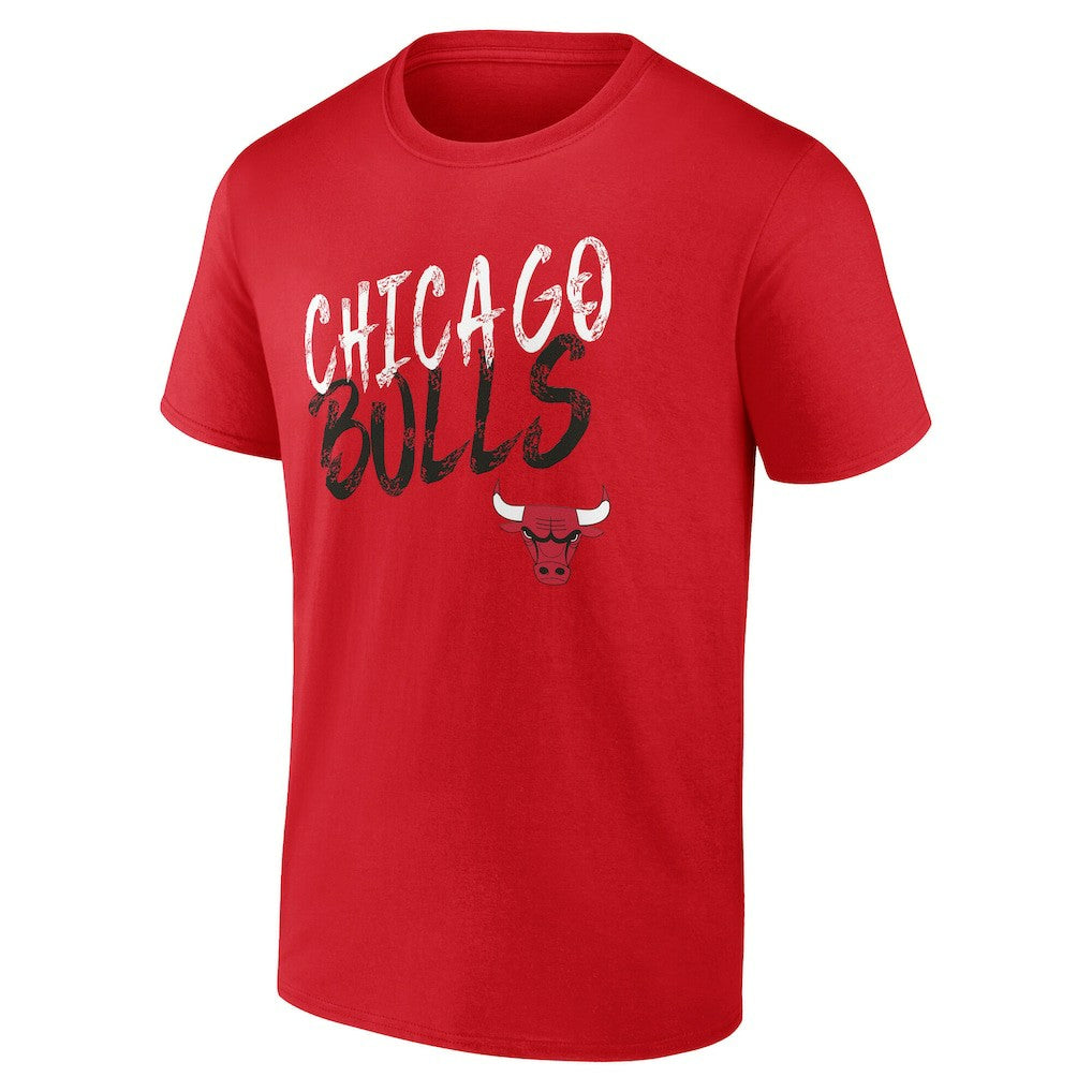Red Chicago Bulls Hustle Custom T-Shirt sale | NBA