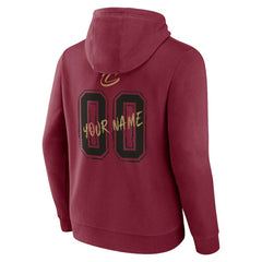 Wine Cleveland Cavaliers Hustle Custom Pullover Hoodie sale | NBA