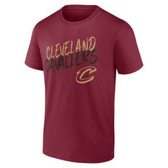 Wine Cleveland Cavaliers Hustle Custom T-Shirt sale | NBA