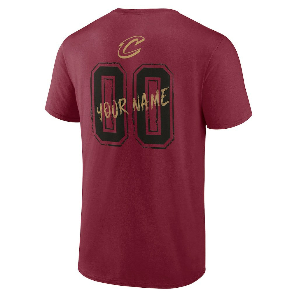 Wine Cleveland Cavaliers Hustle Custom T-Shirt sale | NBA