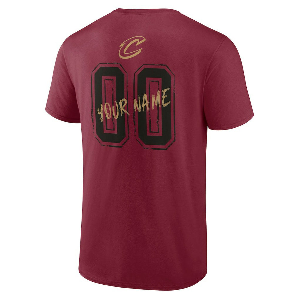 Wine Cleveland Cavaliers Hustle Custom T-Shirt sale | NBA