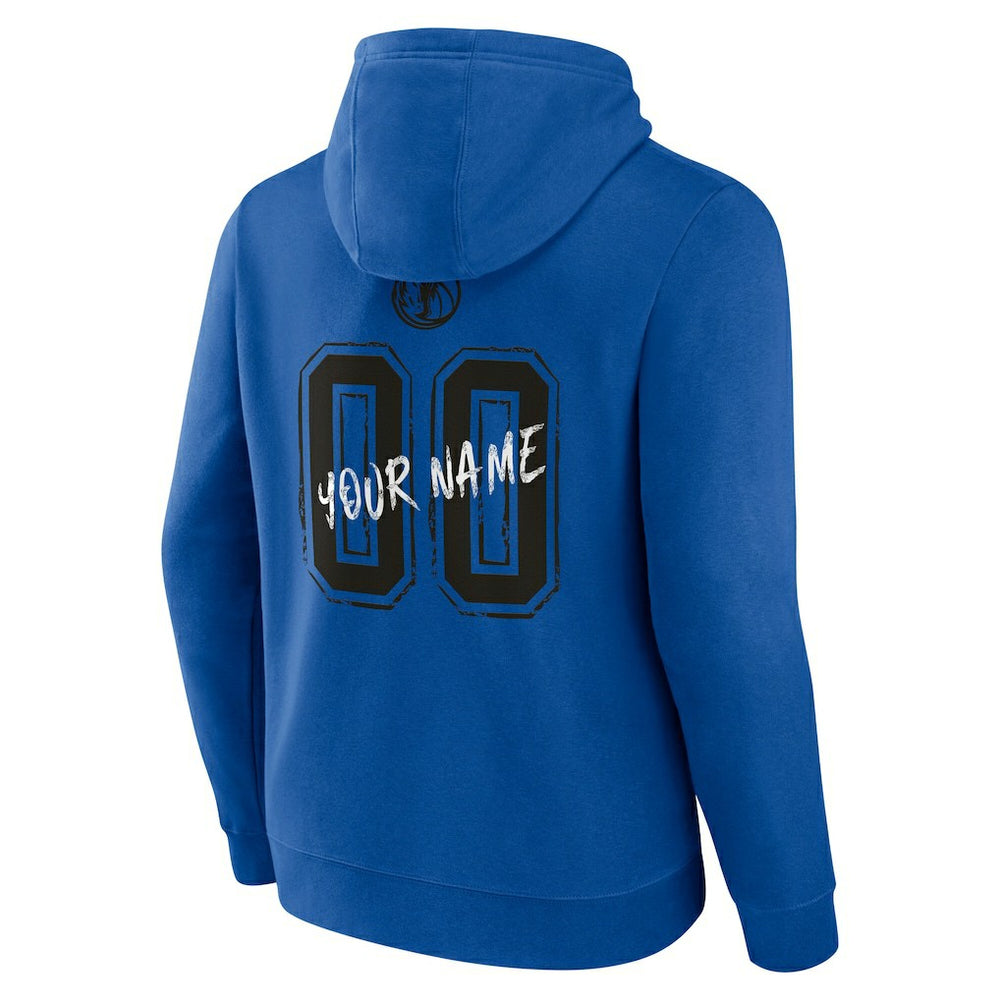 Blue Dallas Mavericks Hustle Custom Pullover Hoodie sale | NBA