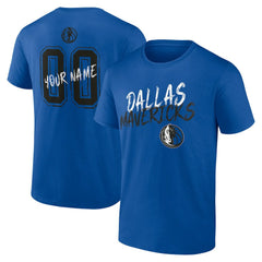 Blue Dallas Mavericks Hustle Custom T-Shirt sale | NBA