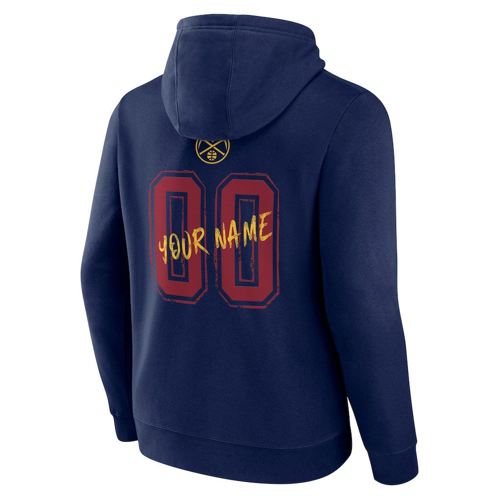 Navy Denver Nuggets Hustle Custom Pullover Hoodie sale | NBA