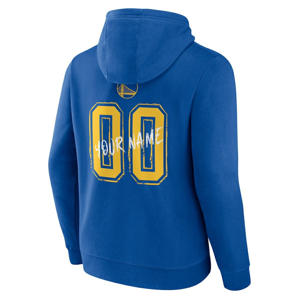 Royal Golden State Warriors Hustle Custom Pullover Hoodie sale | NBA
