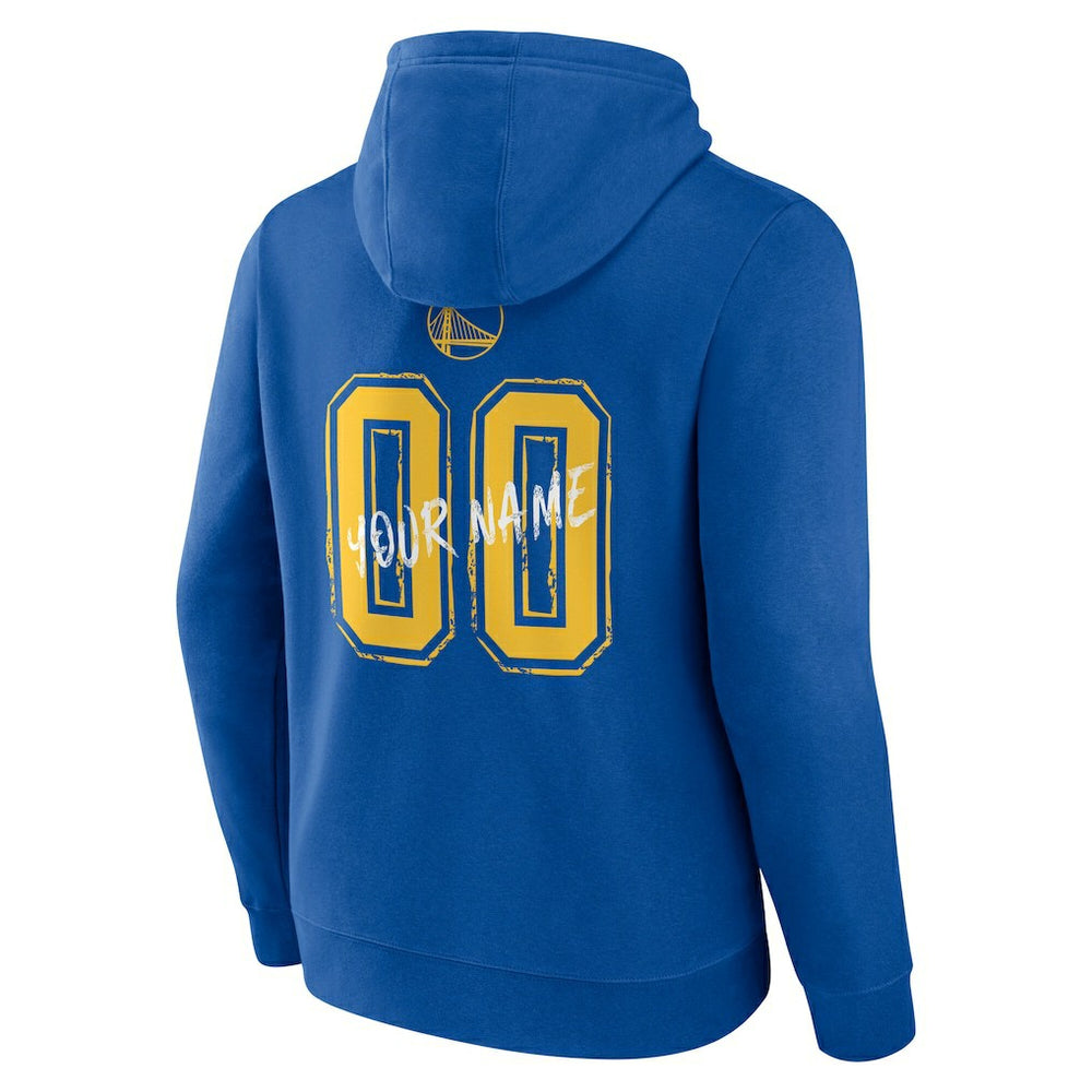Royal Golden State Warriors Hustle Custom Pullover Hoodie sale | NBA
