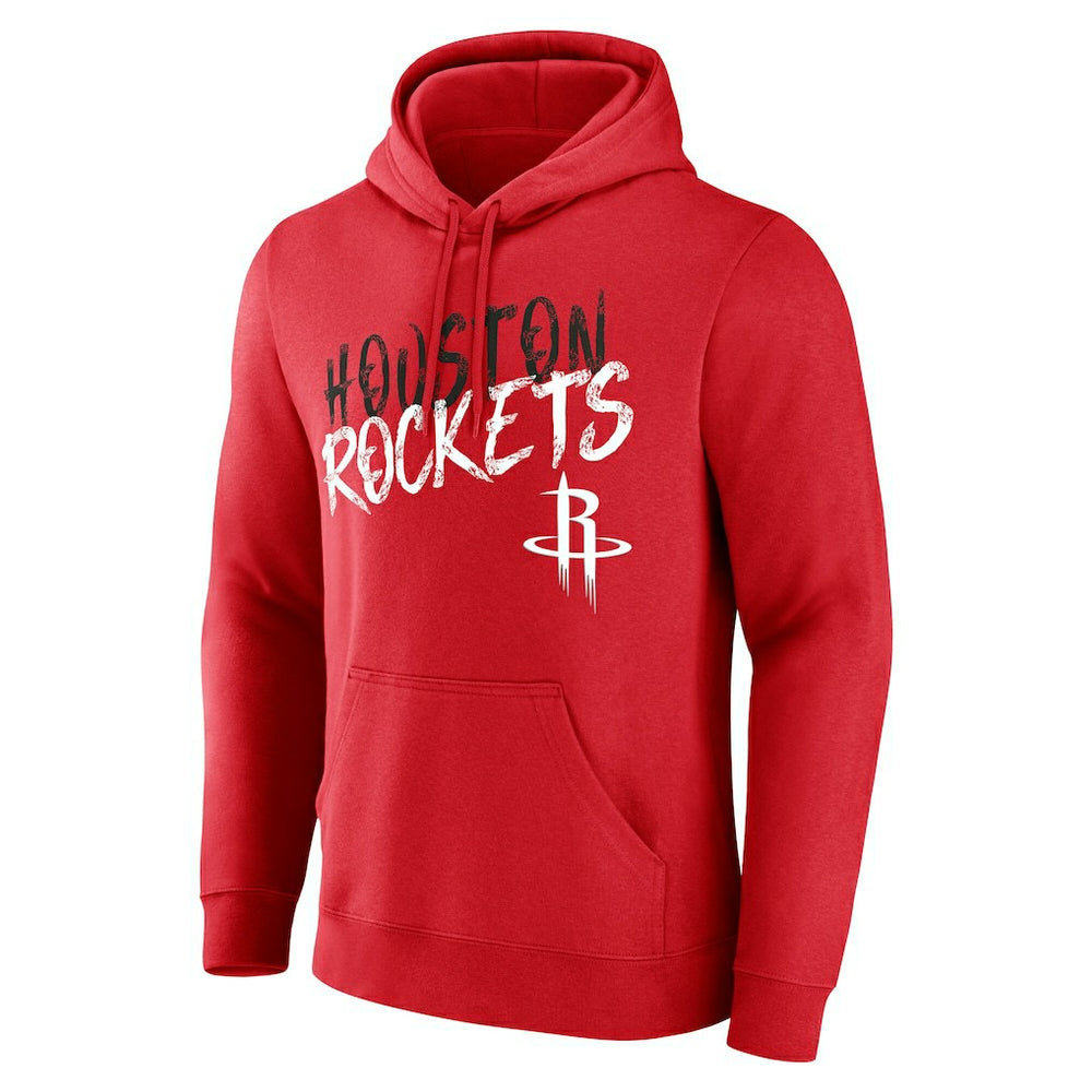 Red Houston Rockets Hustle Custom Pullover Hoodie sale | NBA