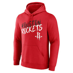 Red Houston Rockets Hustle Custom Pullover Hoodie sale | NBA