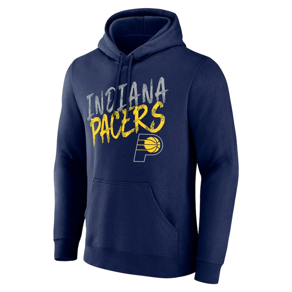 Navy Indiana Pacers Hustle Custom Pullover Hoodie | NBA