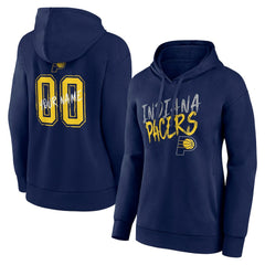 Navy Indiana Pacers Women's Hustle Custom Pullover Hoodie | NBA