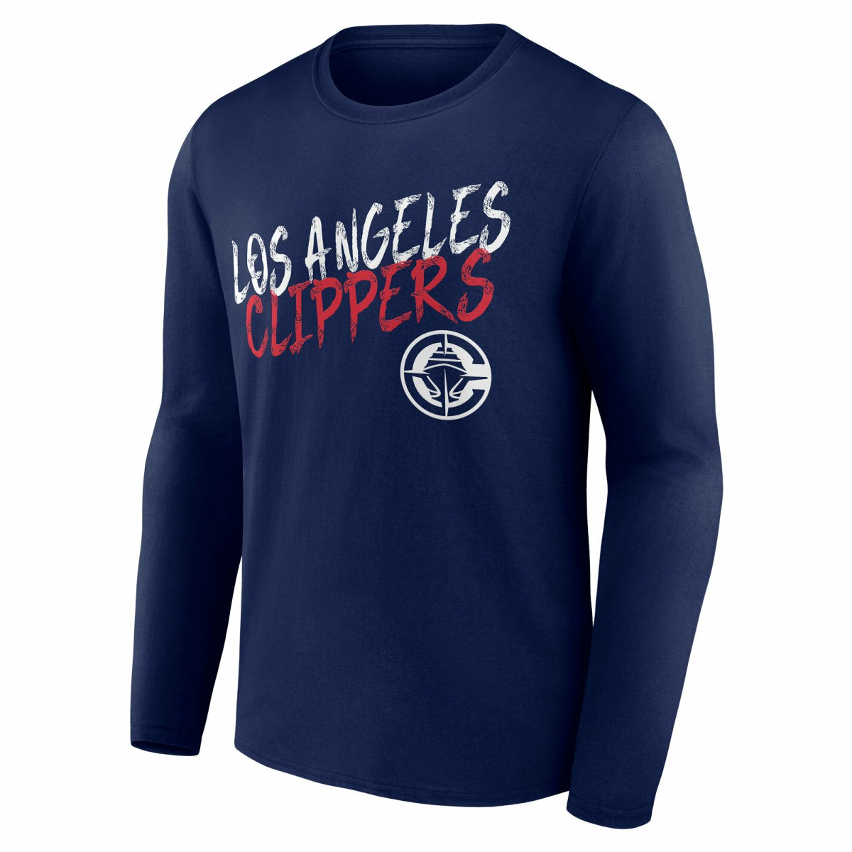 Navy LA Clippers Hustle Custom Long Sleeve T-Shirt | NBA
