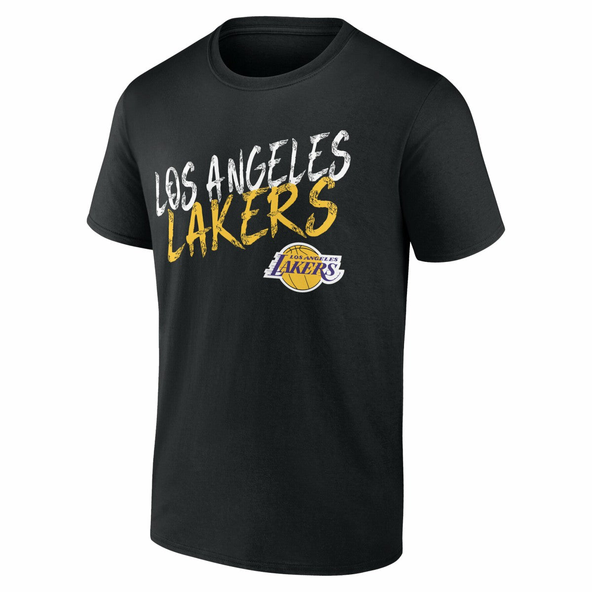 Black Los Angeles Lakers Hustle Custom T-Shirt | NBA