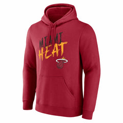Red Miami Heat Hustle Custom Pullover Hoodie | NBA