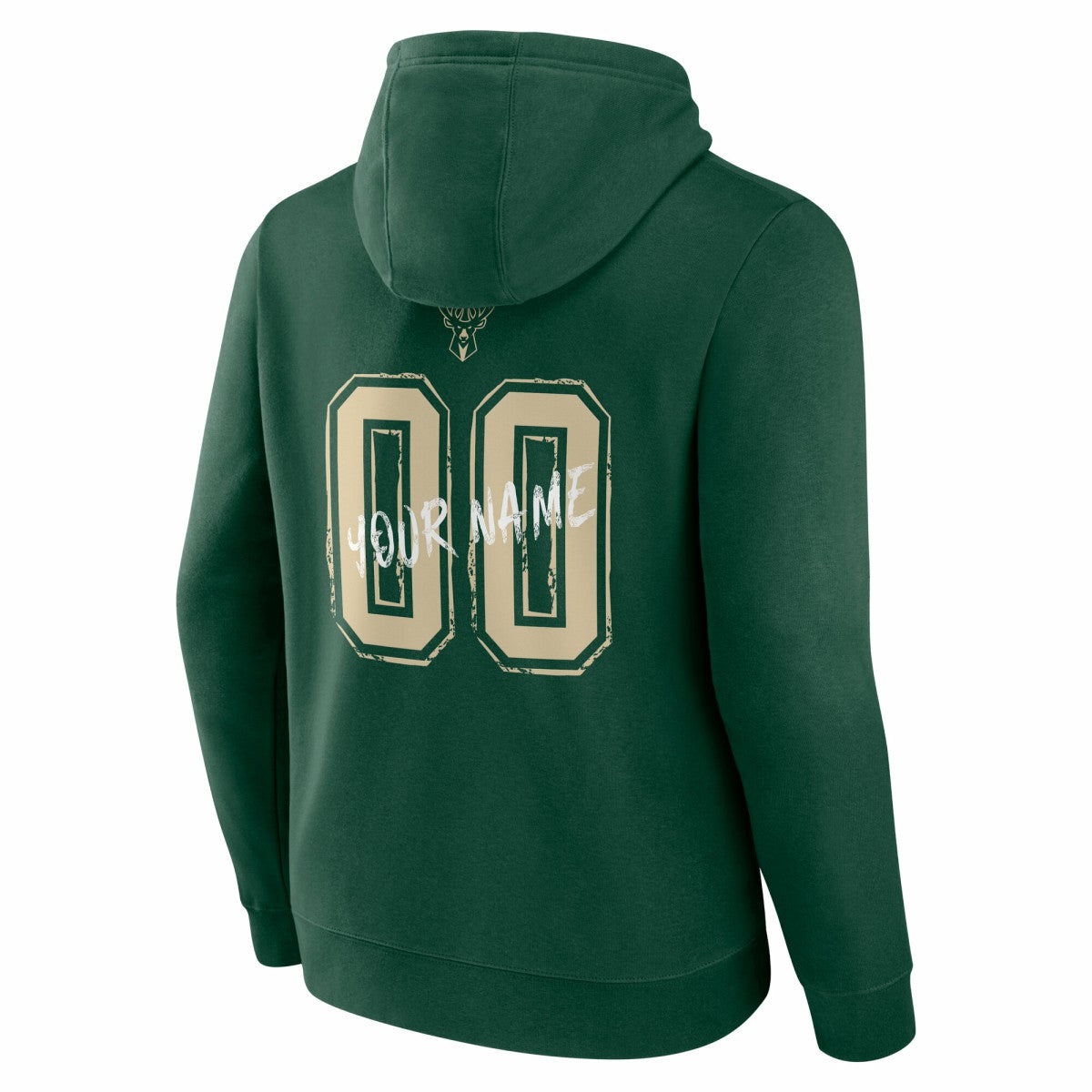 Hunter Green Milwaukee Bucks Hustle Custom Pullover Hoodie | NBA