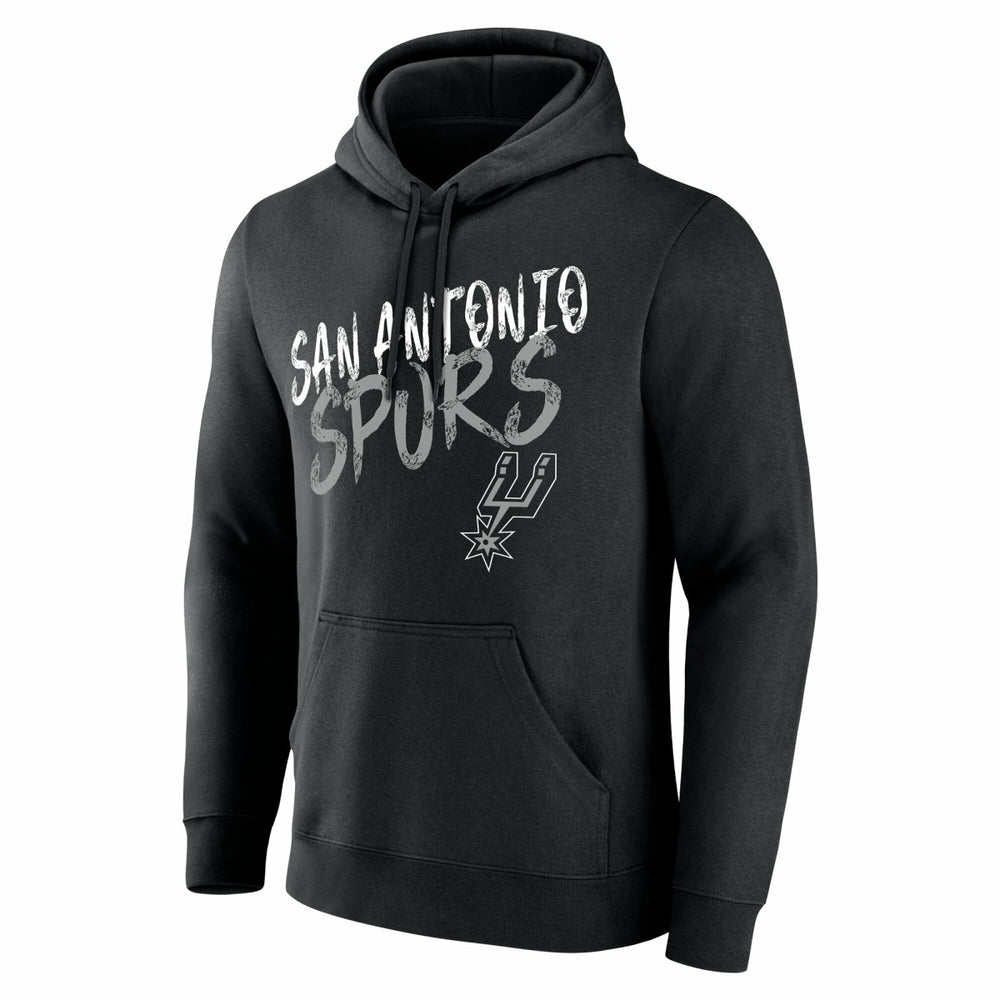 Black San Antonio Spurs Hustle Custom Pullover Hoodie | NBA