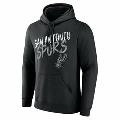 Black San Antonio Spurs Hustle Custom Pullover Hoodie | NBA