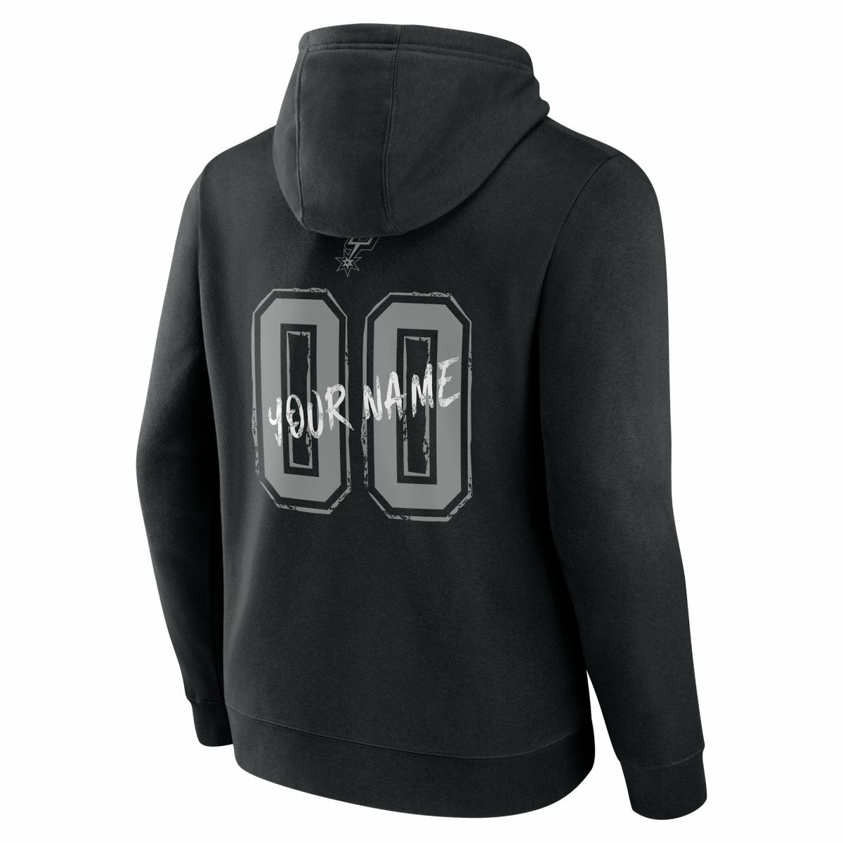 Black San Antonio Spurs Hustle Custom Pullover Hoodie | NBA