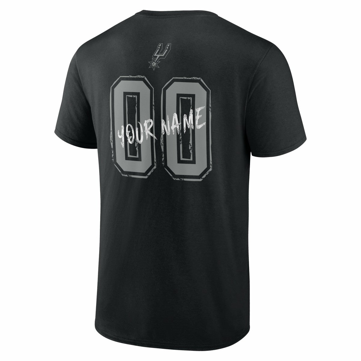 Black San Antonio Spurs Hustle Custom T-Shirt | NBA