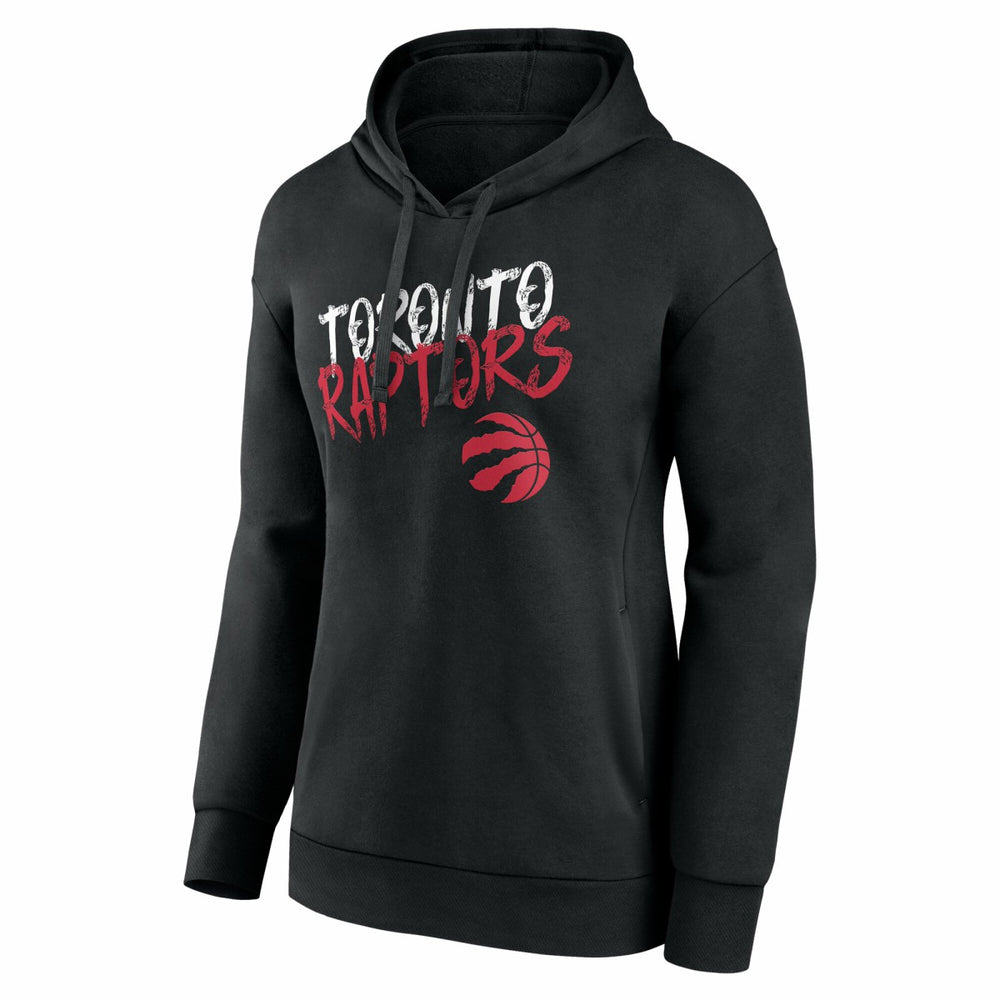 Black Toronto Raptors Women's Hustle Custom Pullover Hoodie | NBA