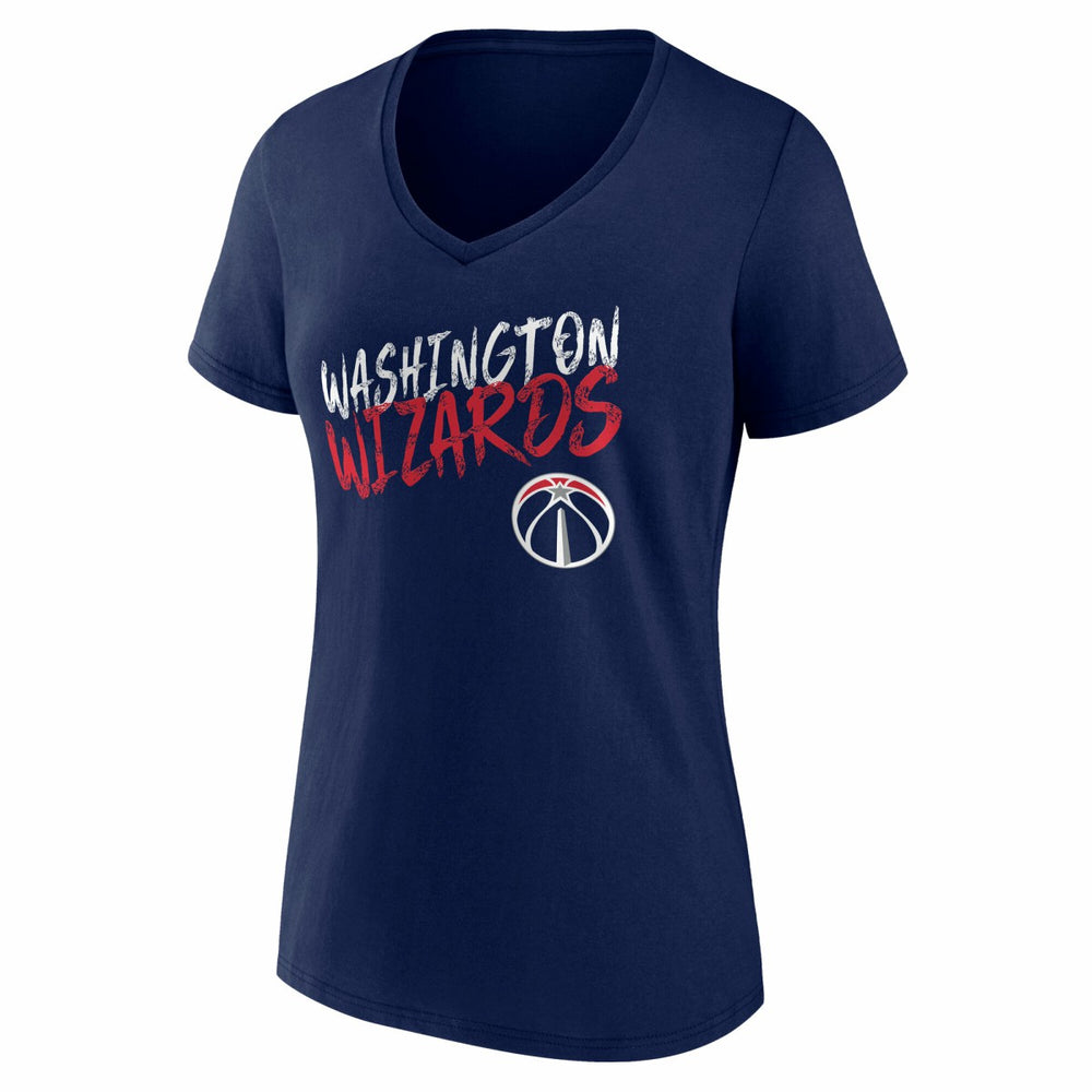 Navy Washington Wizards Women's Hustle Custom V-Neck T-Shirt | NBA