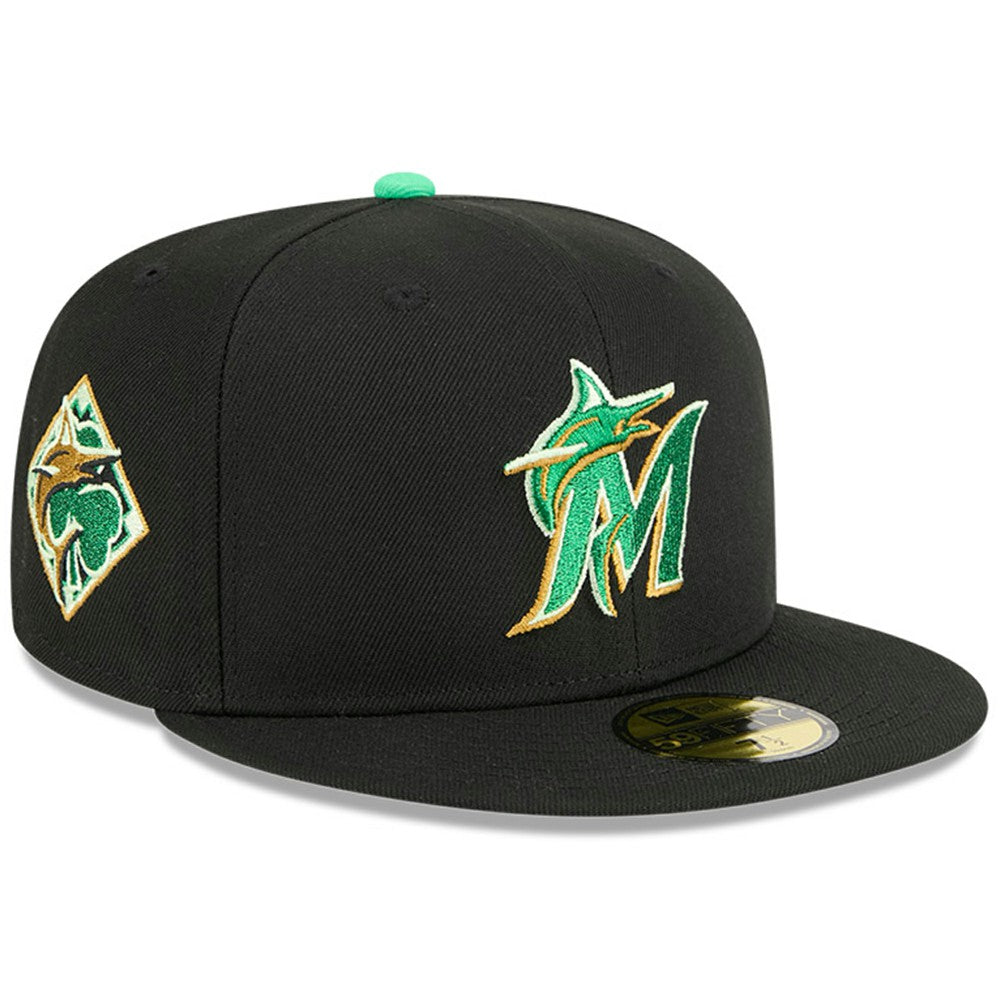 Miami Marlins New Era 2026 St. Patrick's Day 59FIFTY Fitted Hat - MLB Hats