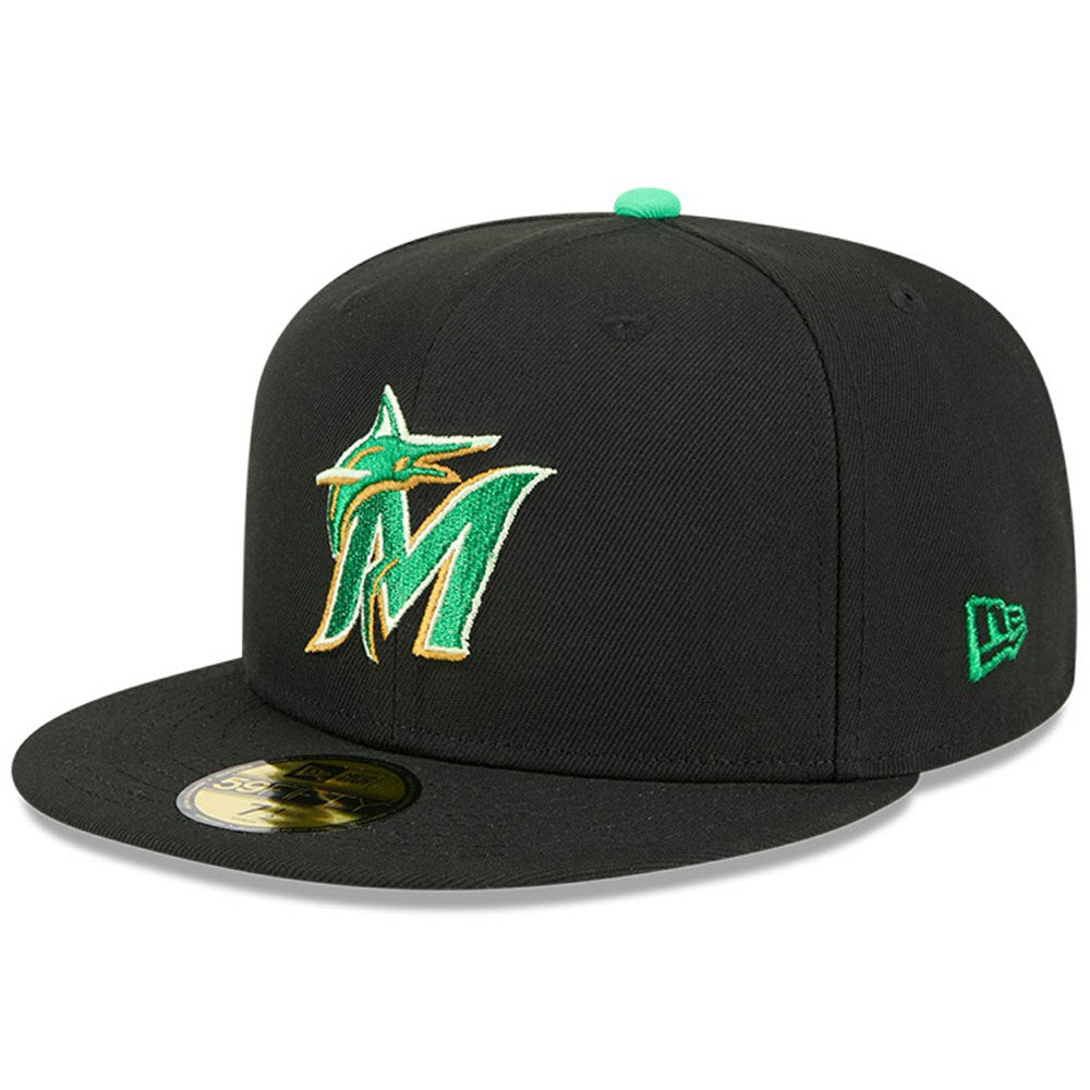 Miami Marlins New Era 2026 St. Patrick's Day 59FIFTY Fitted Hat - MLB Hats