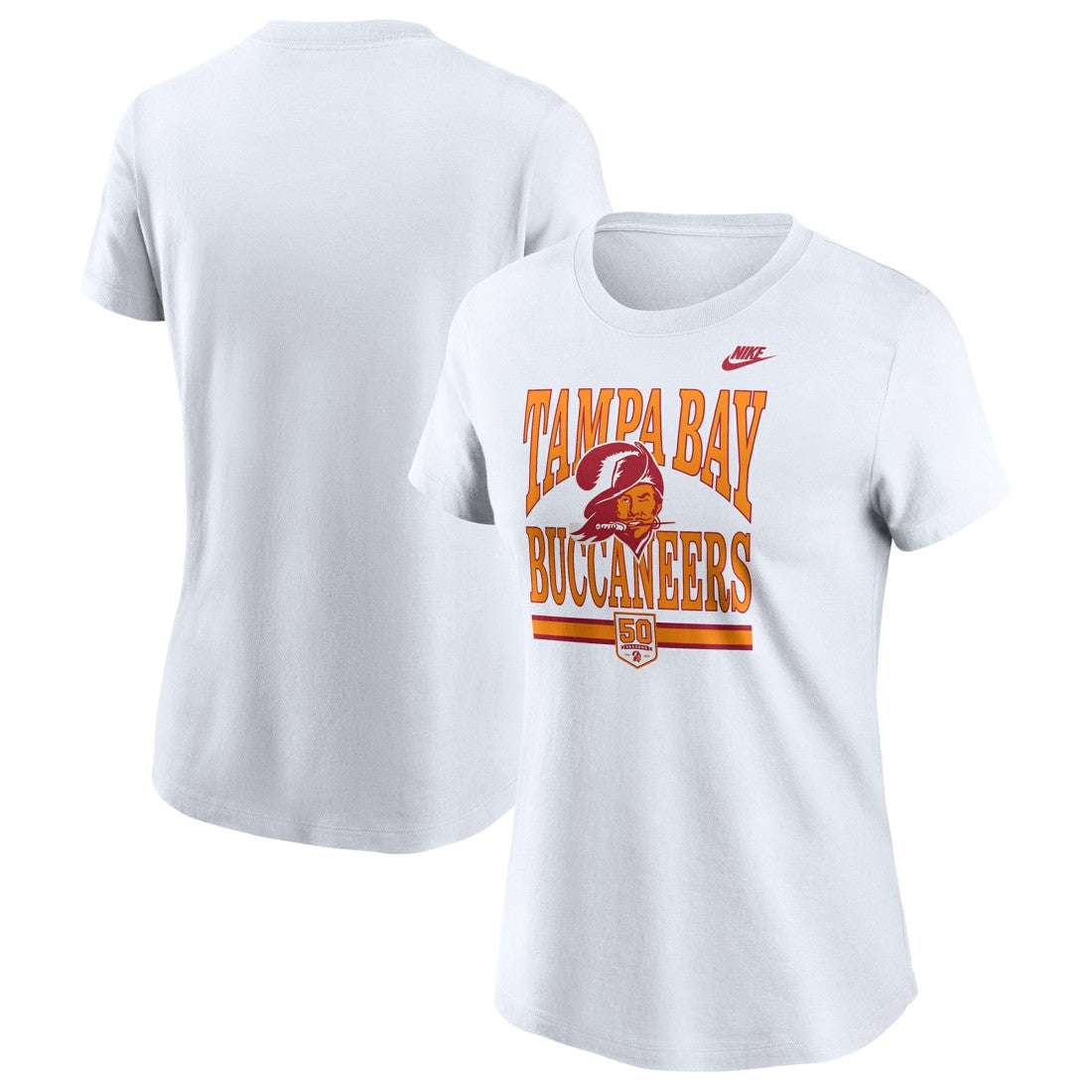 Tampa Bay Buccaneers Women's 50th Season T-Shirt | NFL US
