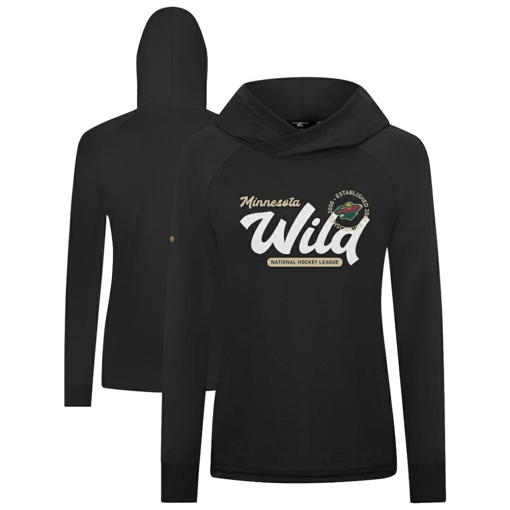Minnesota Wild Levelwear Women's Slender Monument Raglan Pullover Hoodie -  NHL Hoodies
