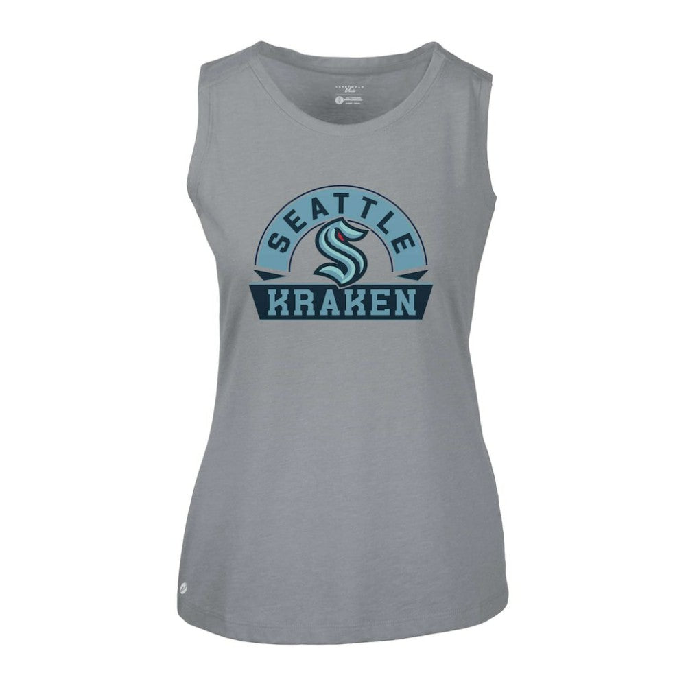 Seattle Kraken Levelwear Women's Macy Banner Arch Tank Top -  NHL Tank Top