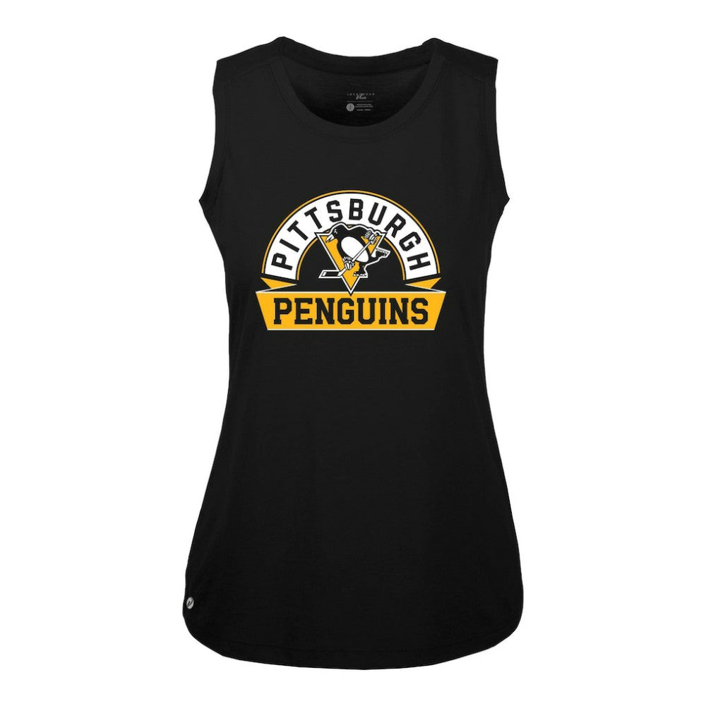 Pittsburgh Penguins Levelwear Women's Macy Banner Arch Tank Top -  NHL Tank Top