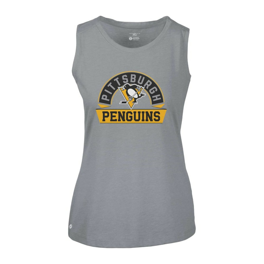 Pittsburgh Penguins Levelwear Women's Macy Banner Arch Tank Top -  NHL Tank Top