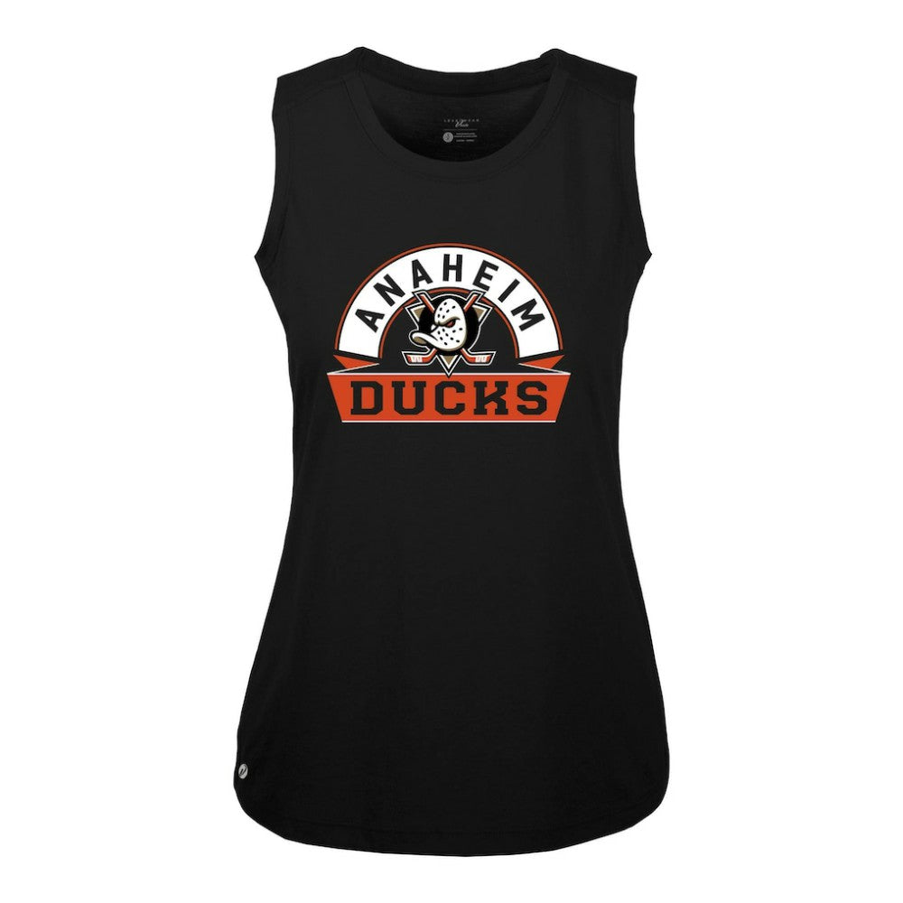 Anaheim Ducks Levelwear Women's Macy Banner Arch Tank Top -  NHL Tank Top