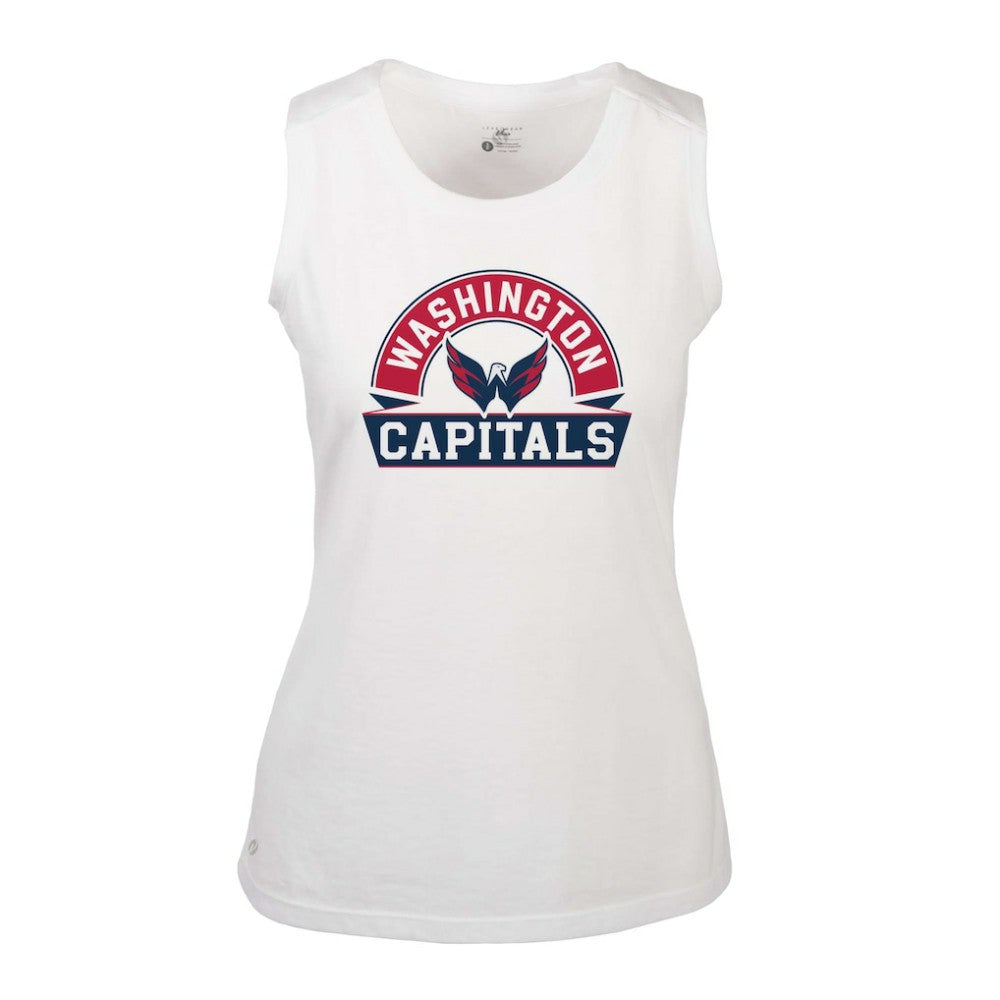 Washington Capitals Levelwear Women's Macy Banner Arch Tank Top -  NHL Tank Top