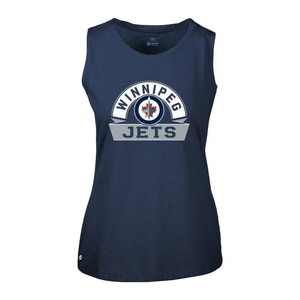 Winnipeg Jets Levelwear Women's Macy Banner Arch Tank Top -  NHL Tank Top