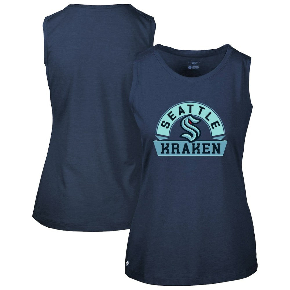 Seattle Kraken Levelwear Women's Macy Banner Arch Tank Top -  NHL Tank Top