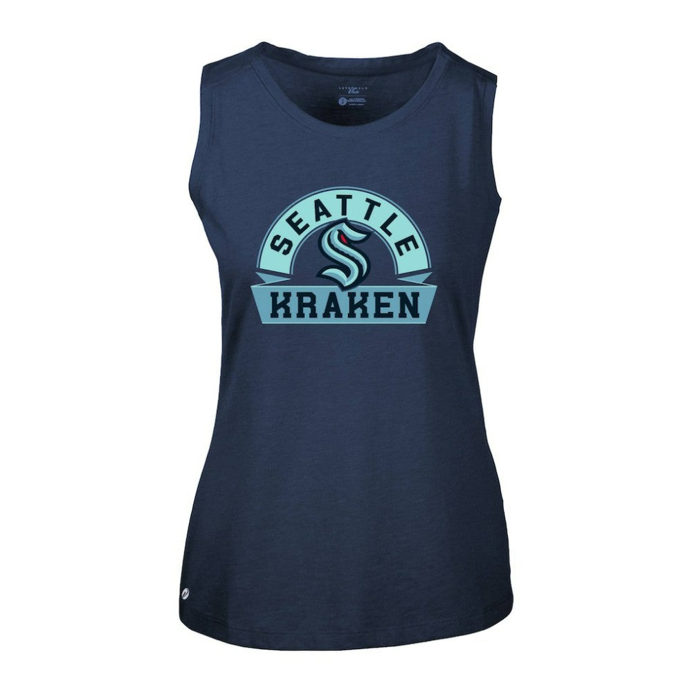 Seattle Kraken Levelwear Women's Macy Banner Arch Tank Top -  NHL Tank Top
