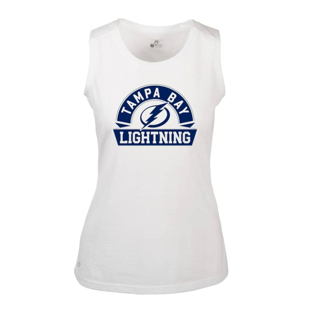 Tampa Bay Lightning Levelwear Women's Macy Banner Arch Tank Top -  NHL Tank Top