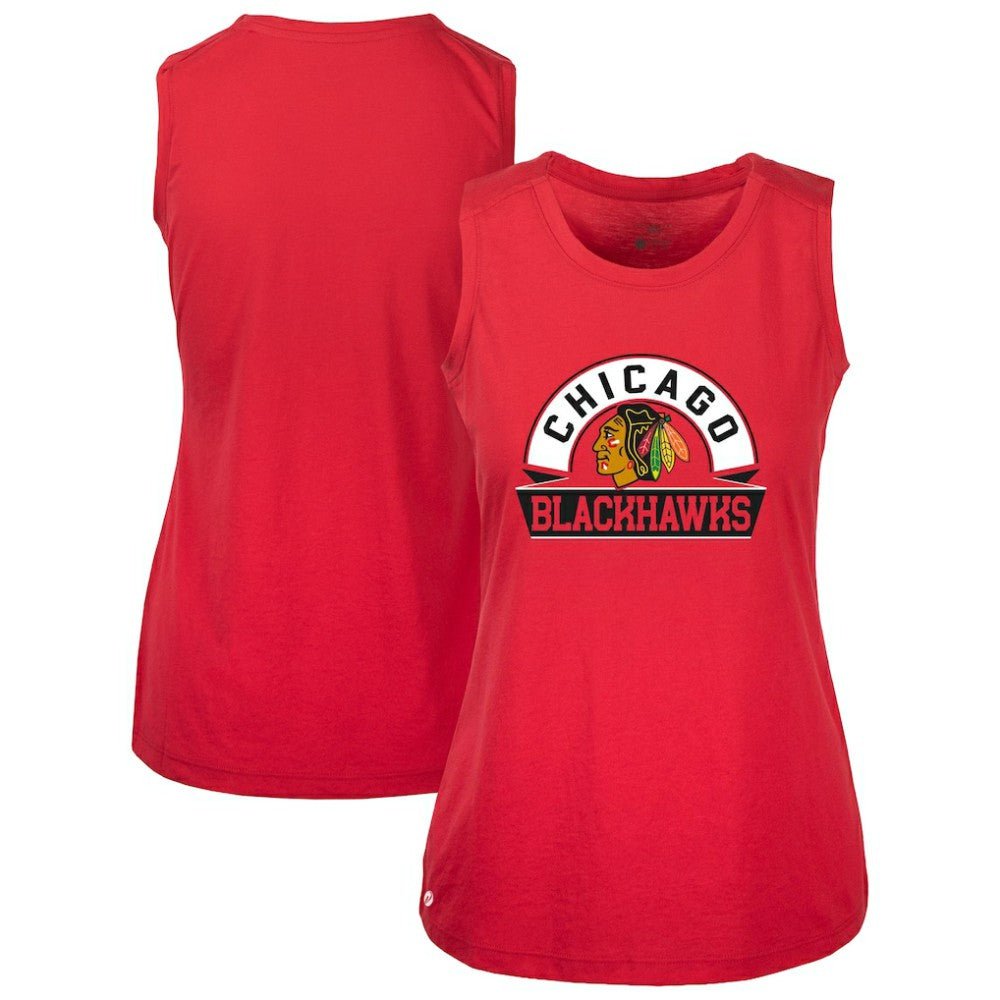 Chicago Blackhawks Levelwear Women's Macy Banner Arch Tank Top -  NHL Tank Top