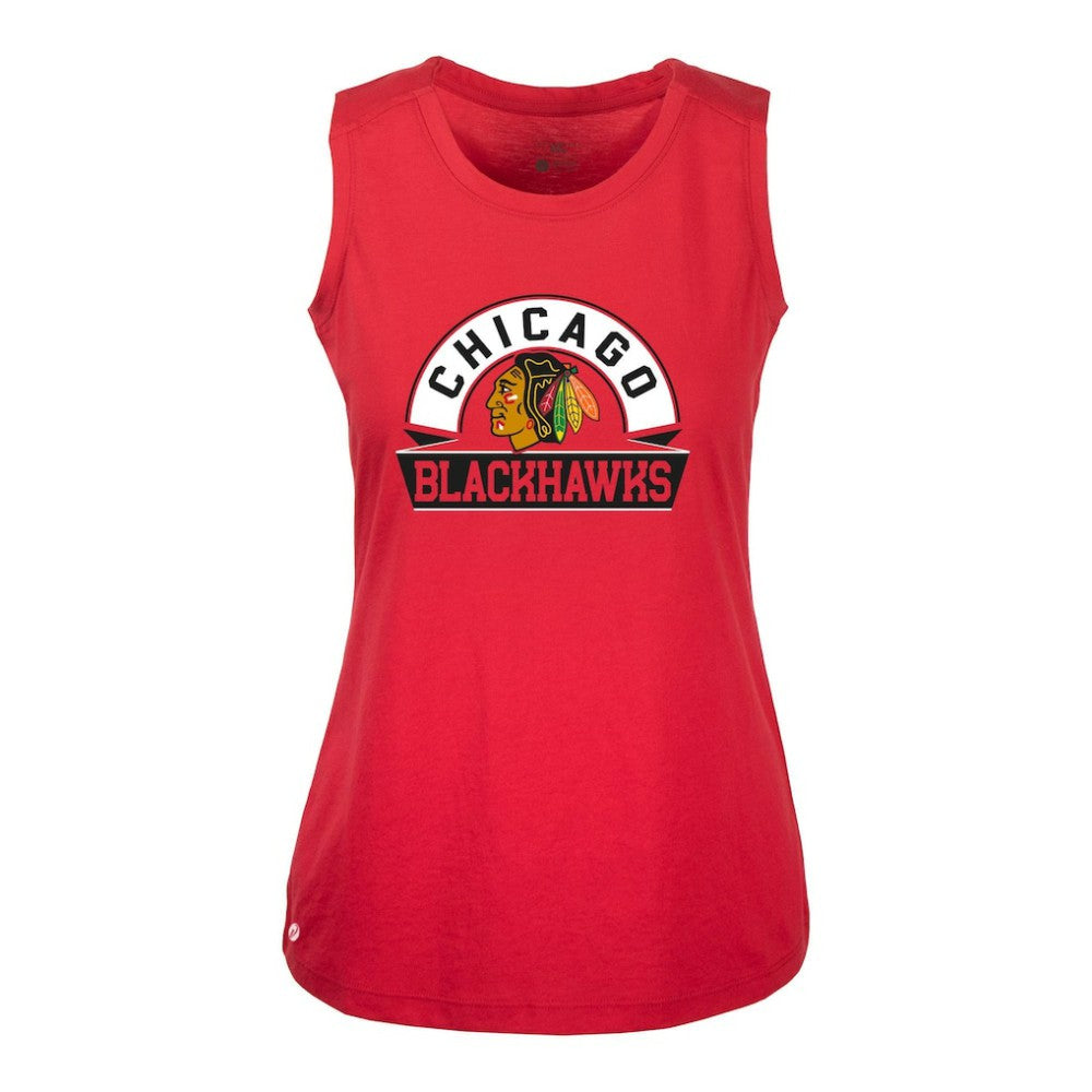 Chicago Blackhawks Levelwear Women's Macy Banner Arch Tank Top -  NHL Tank Top