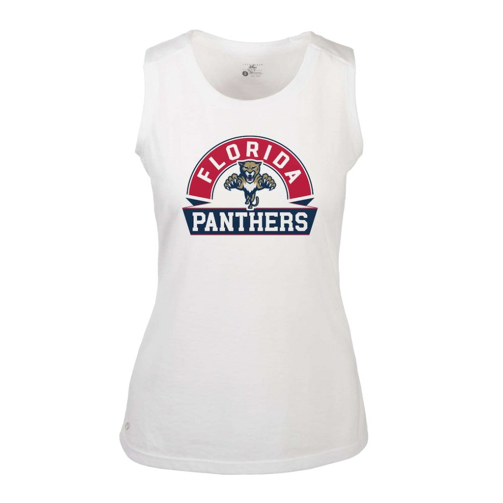 Florida Panthers Levelwear Women's Macy Banner Arch Tank Top -  NHL Tank Top