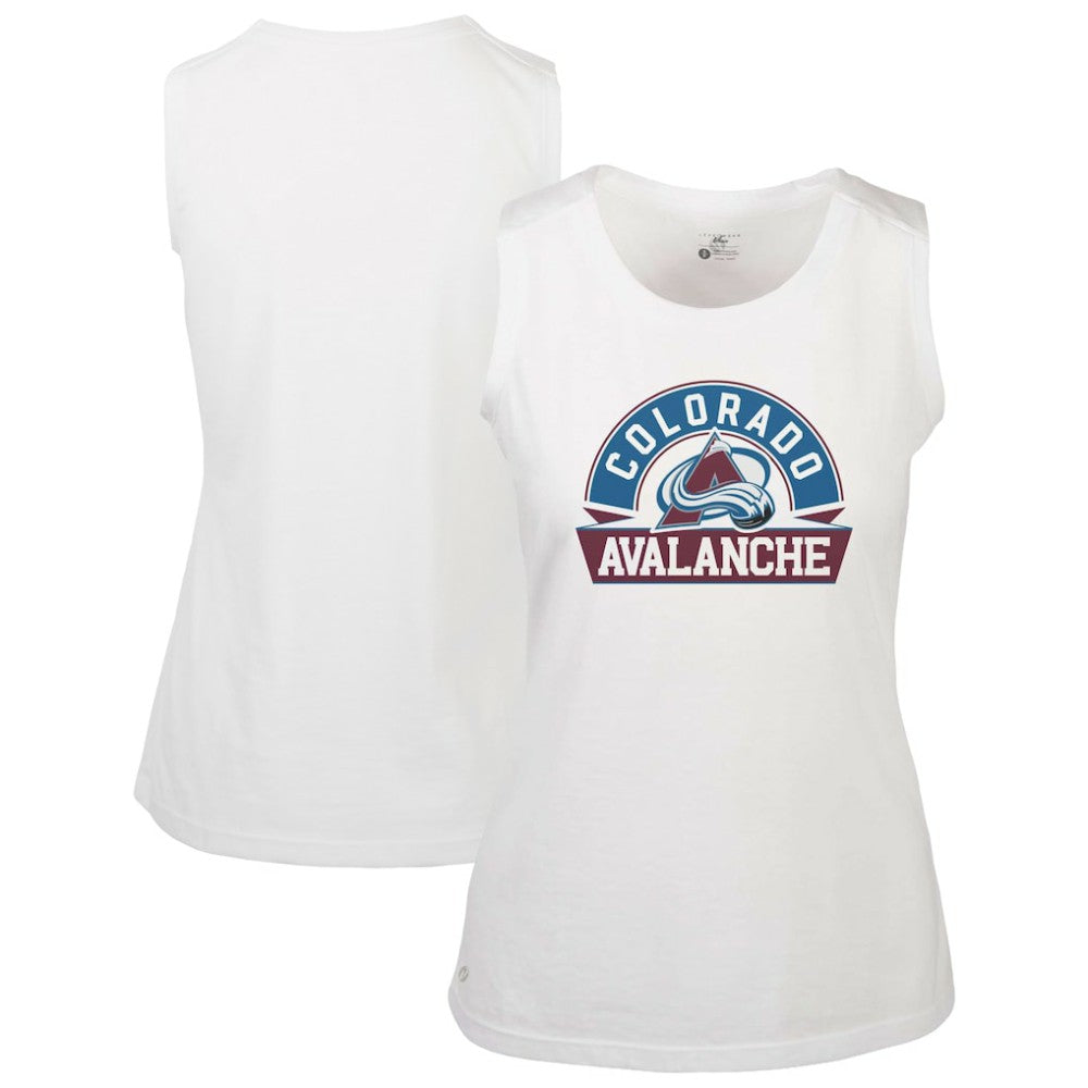 Colorado Avalanche Levelwear Women's Macy Banner Arch Tank Top -  NHL Tank Top