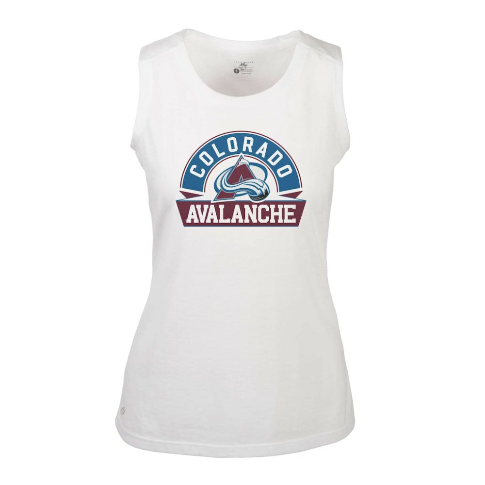 Colorado Avalanche Levelwear Women's Macy Banner Arch Tank Top -  NHL Tank Top