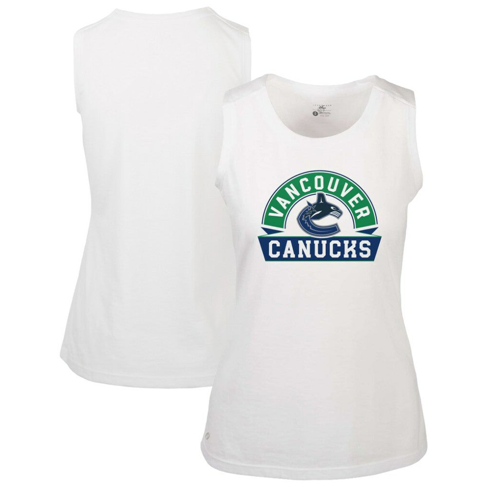 Vancouver Canucks Levelwear Women's Macy Banner Arch Tank Top -  NHL Tank Top