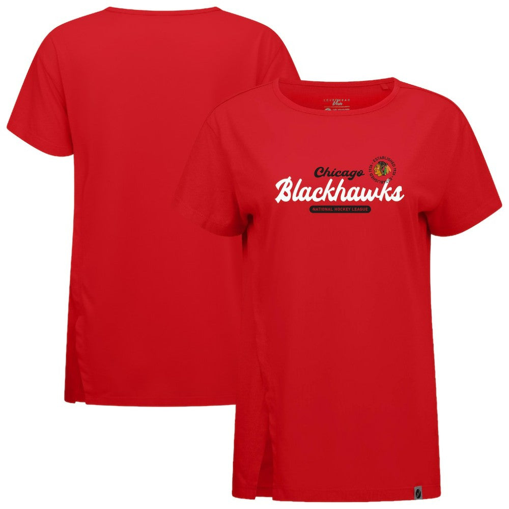Chicago Blackhawks Levelwear Women's Influx Monument T-Shirt -  NHL T-shirts