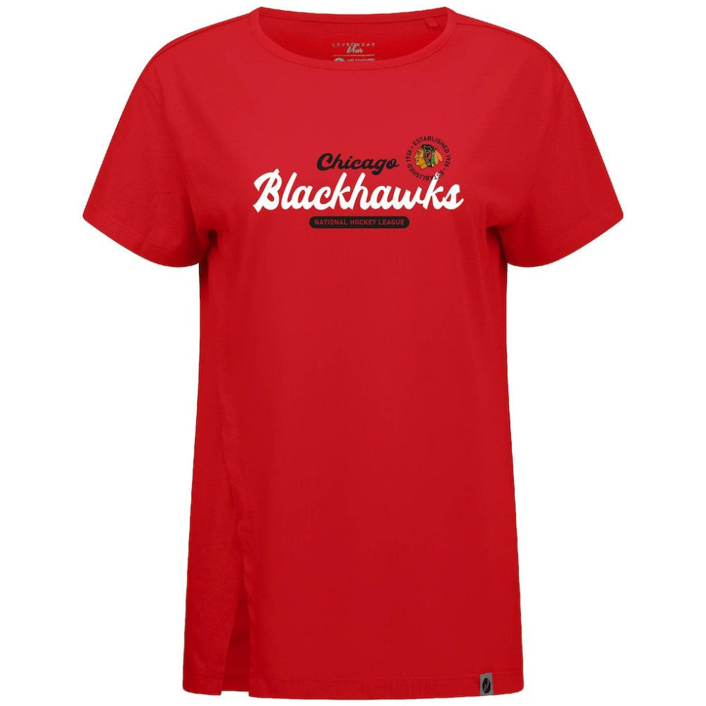 Chicago Blackhawks Levelwear Women's Influx Monument T-Shirt -  NHL T-shirts